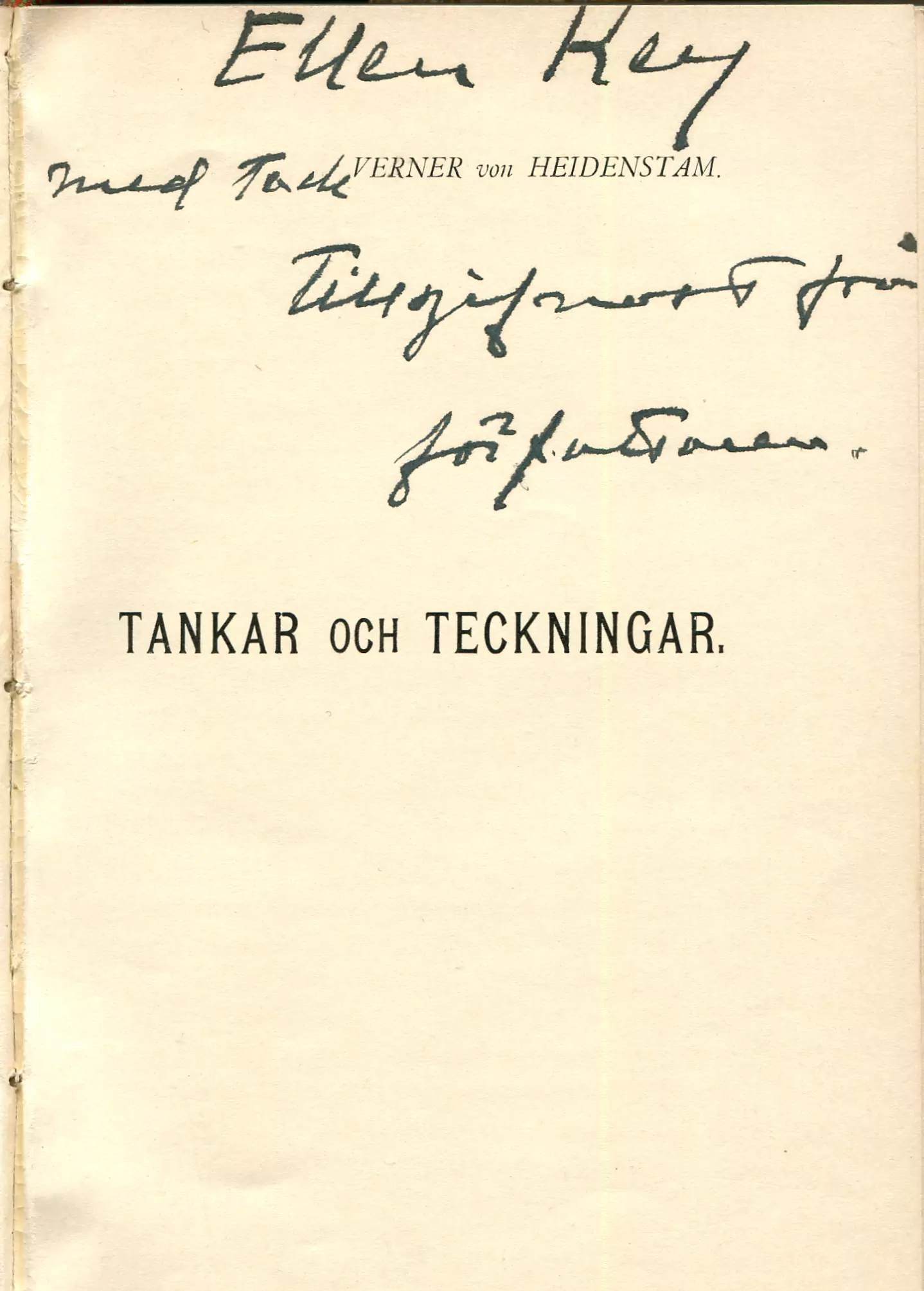 Tankar och teckningar, Stockholm 1899