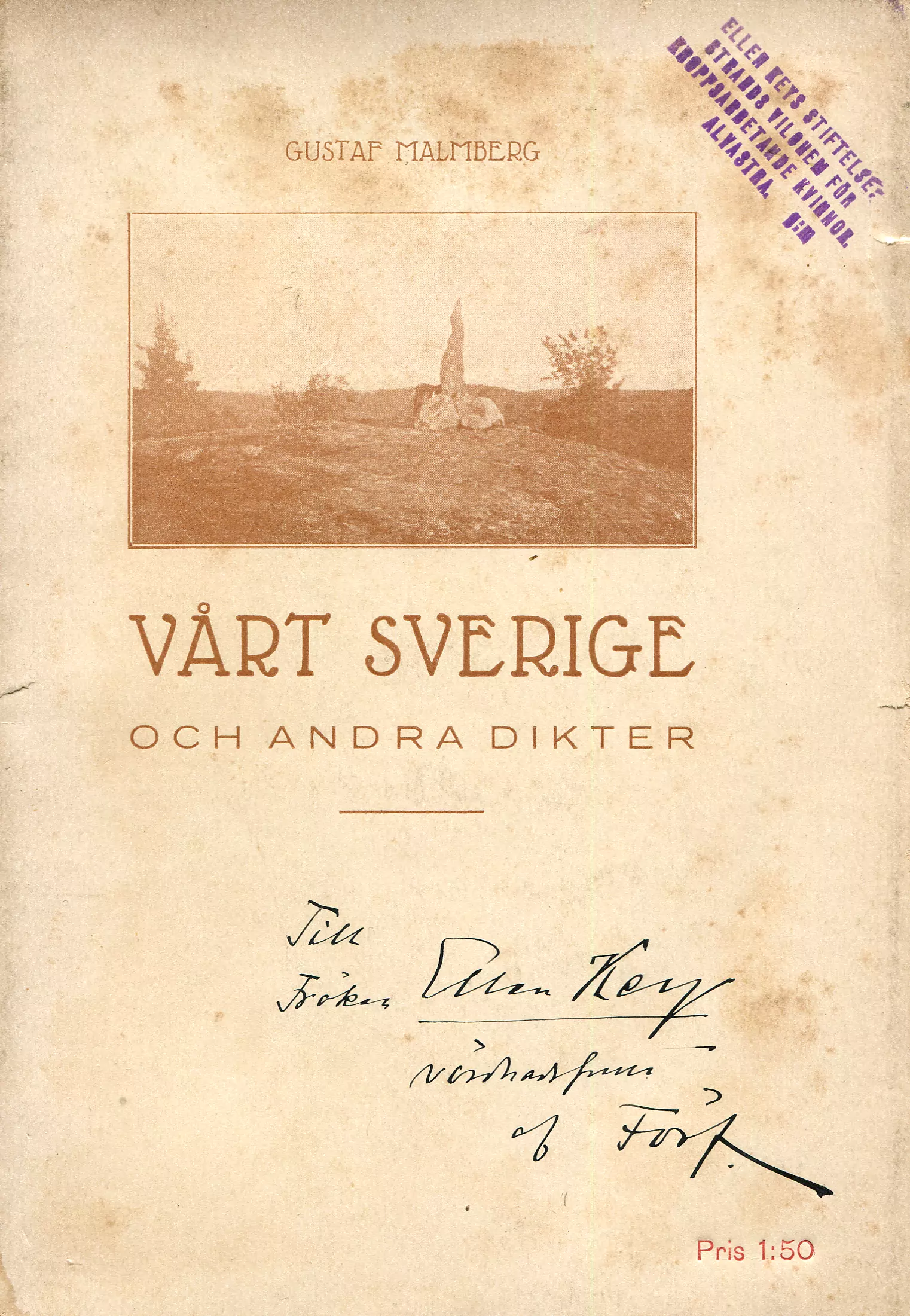 Vårt Sverige och andra dikter, Norrköping 1914