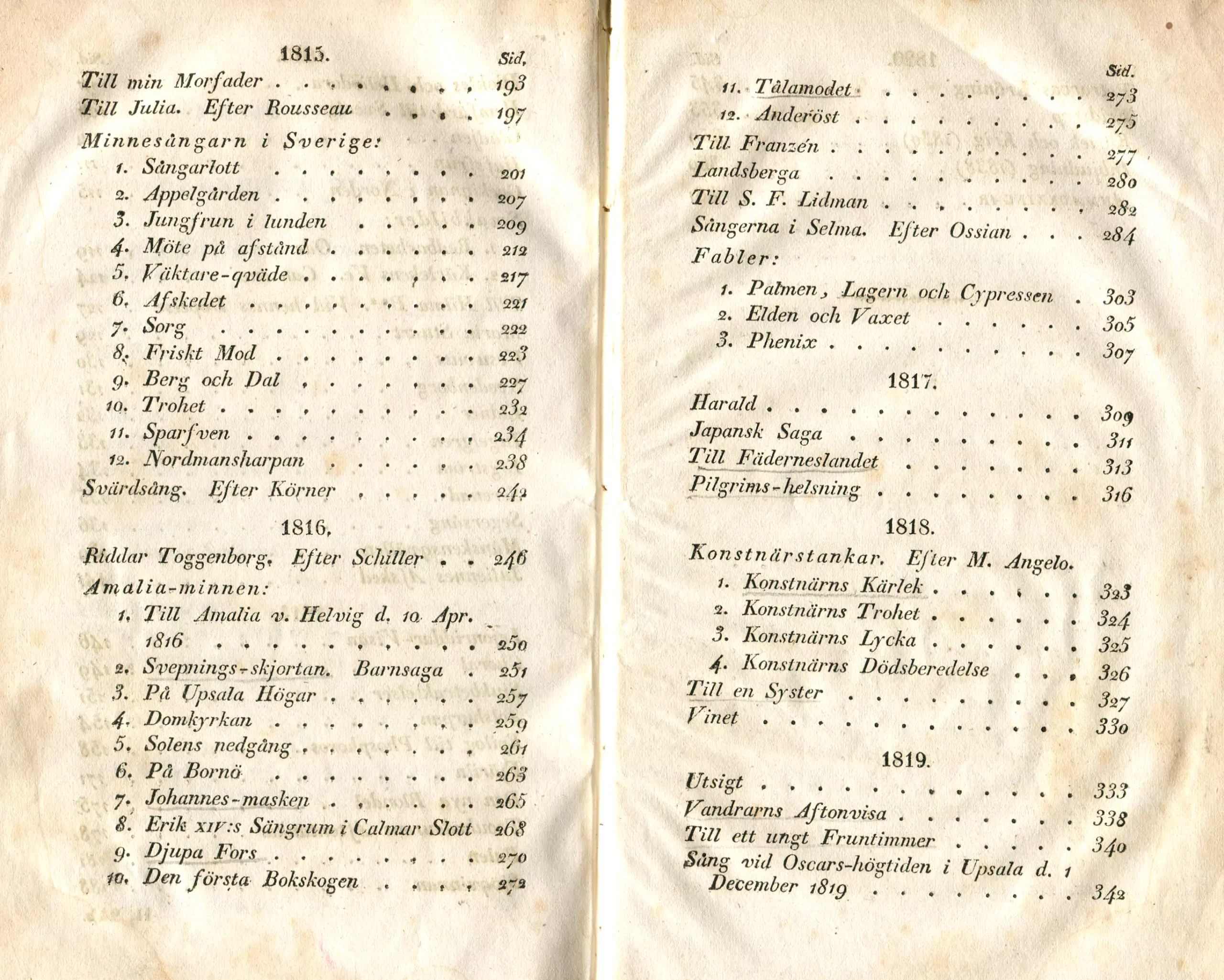 Samlade dikter Bd 2, Upsala 1838