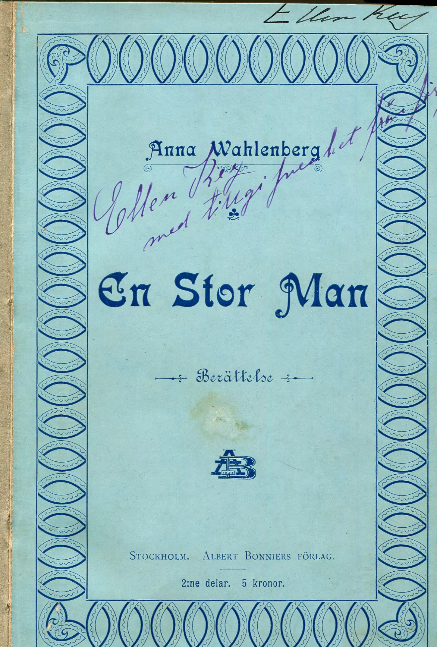 En stor man  1, Stockholm 1894